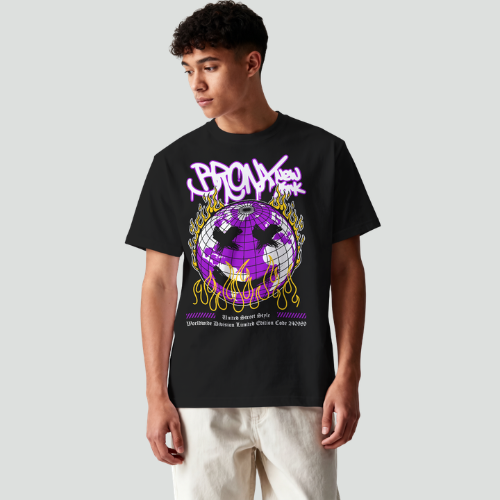 Bronx New York Streetwear — Camiseta Oversized Grafite DTF Premium - Imagem 2