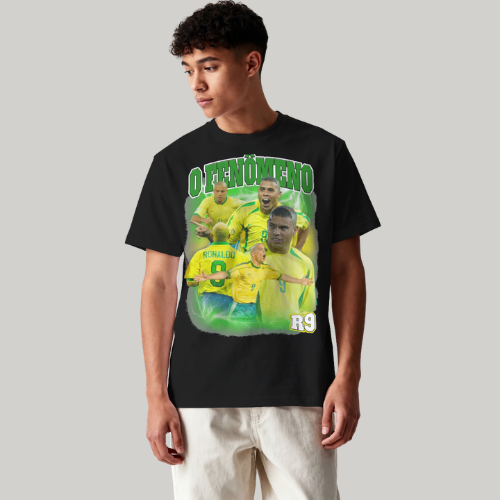 Fenomeno R9 Brasil | Camiseta Oversized Retro DTF Premium - Imagem 2