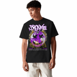 Bronx New York Streetwear — Camiseta Oversized Grafite DTF Premium