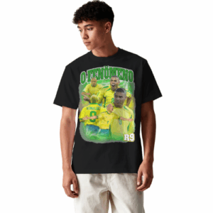 Fenomeno R9 Brasil | Camiseta Oversized Retro DTF Premium