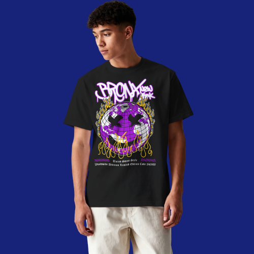 Bronx New York Streetwear — Camiseta Oversized Grafite DTF Premium - Imagem 4