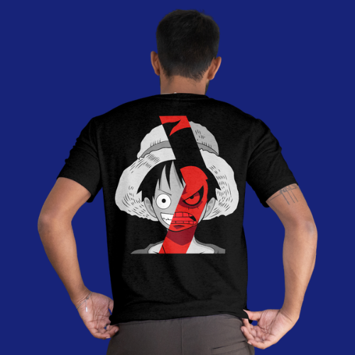 Camiseta Oversized Anime Pirata Chapéu de Palha DTF Premium | TML - Imagem 4